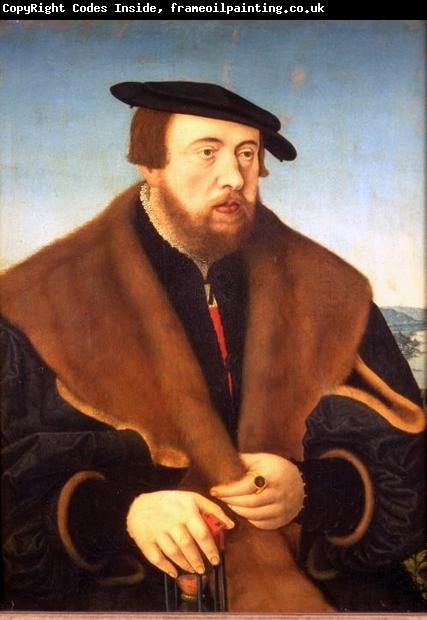 Conrad Faber von Kreuznach Portrait of Johann von Glauburg